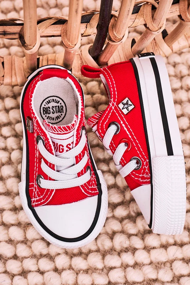 Dječje klasične niske tenisice BIG STAR HH374196 Crvene