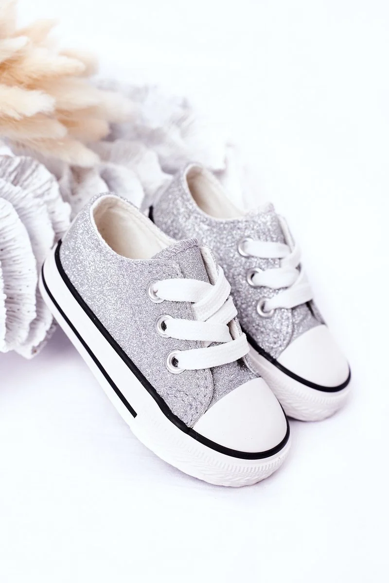 Dječje svjetlucave tenisice Silver Bling-Bling