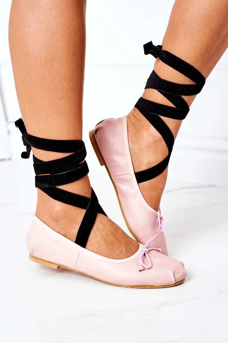 Balerinke na vezanje Lu Boo Pink