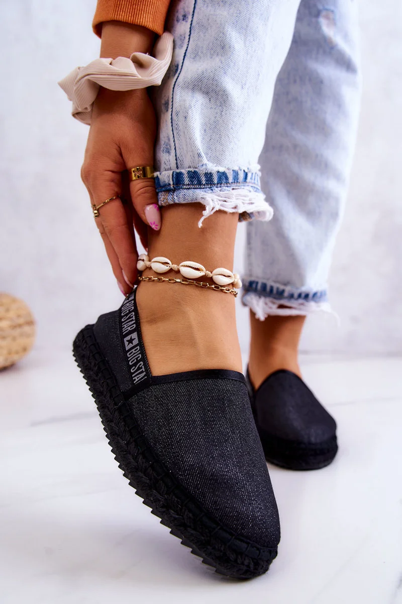 Slip-on espadrile Big Star JJ274878 Crne