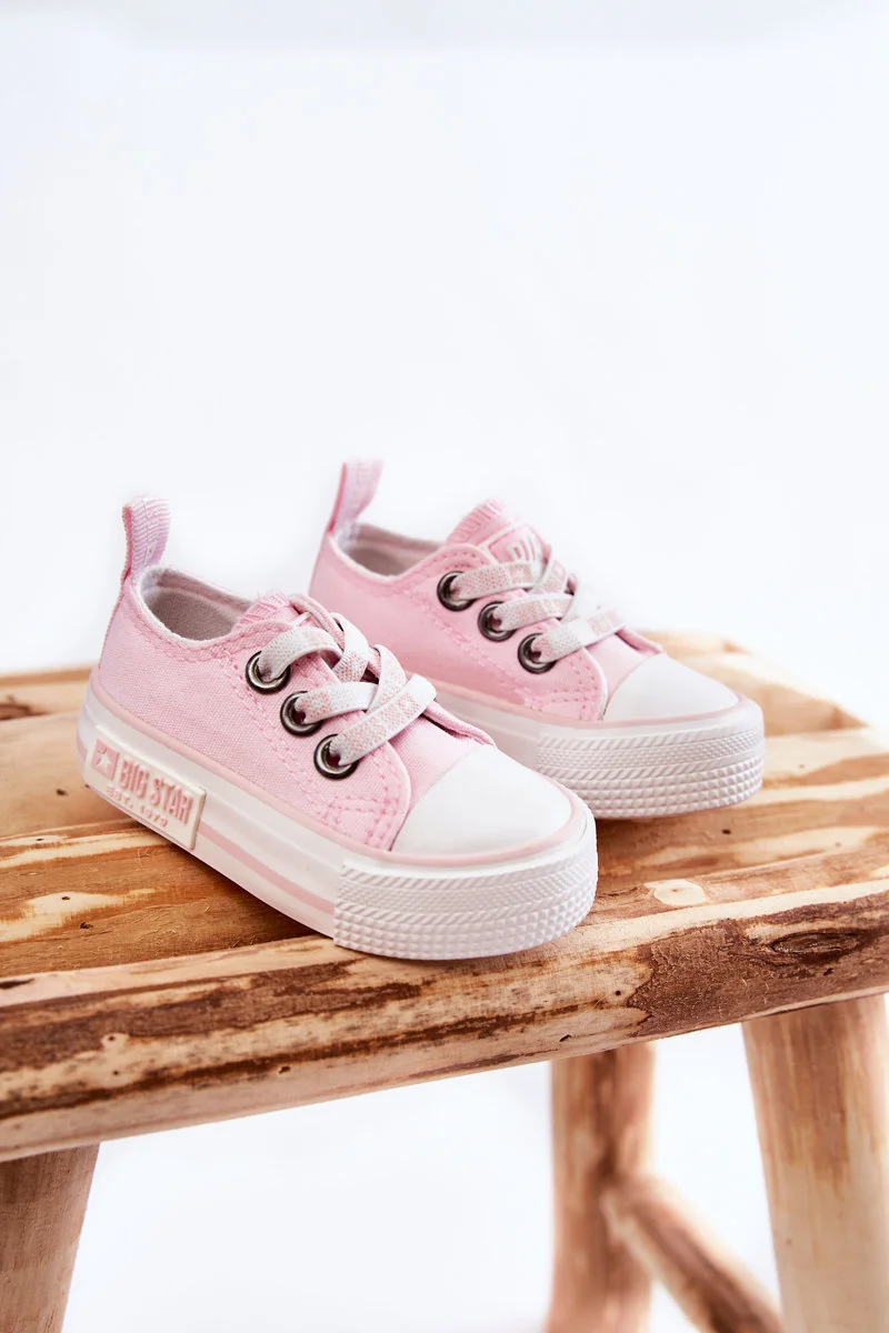 Dječje platnene tenisice BIG STAR KK374052 Pink