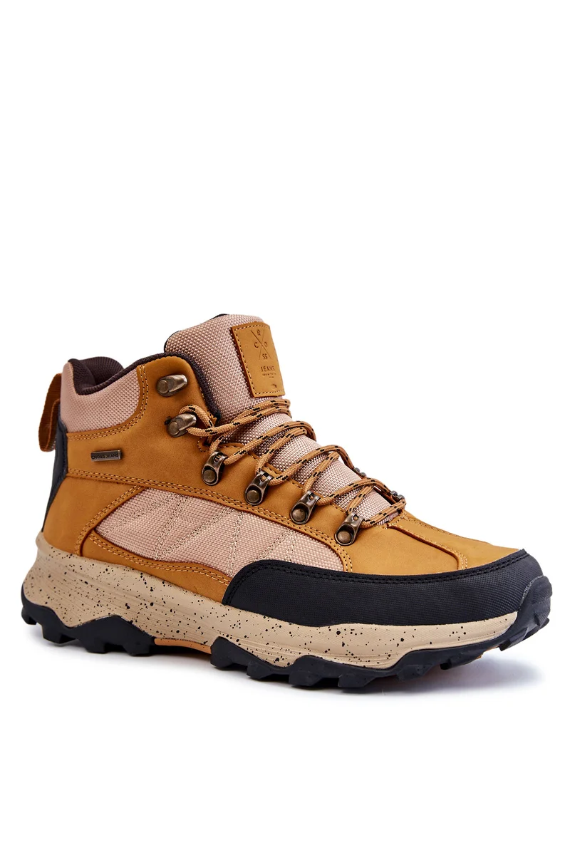 Muške tople cipele za planinarenje Cross Jeans KK1R4020C Camel