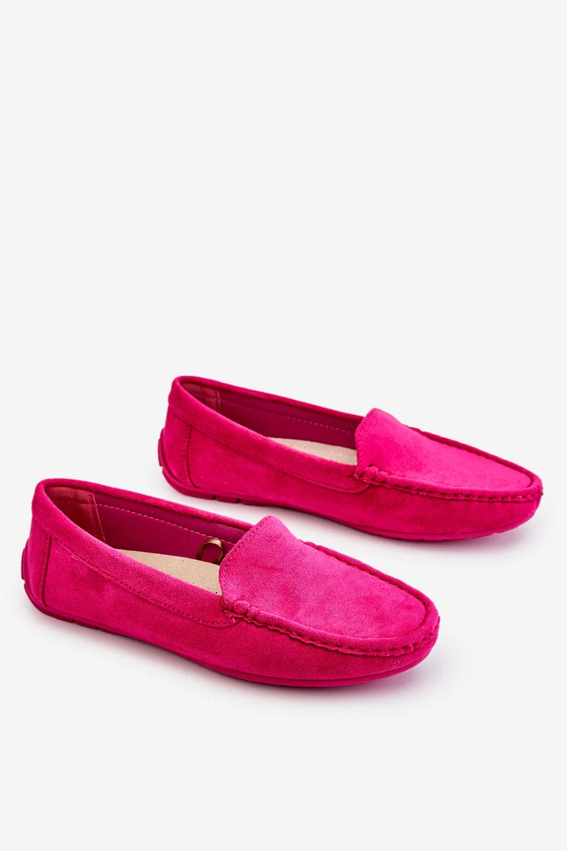 Ženske natikače od brušene kože Fuchsia Morreno