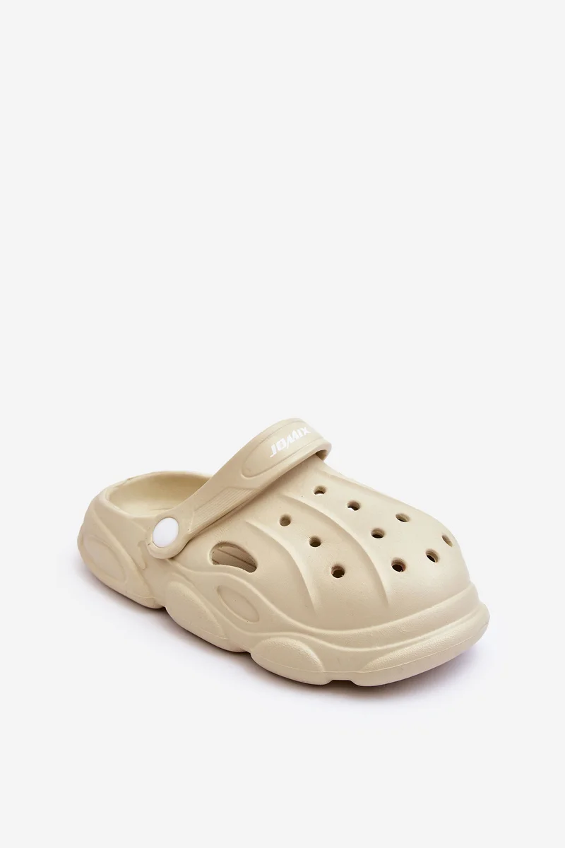 Dječje pjenaste papuče Crocs Bež Oblačno