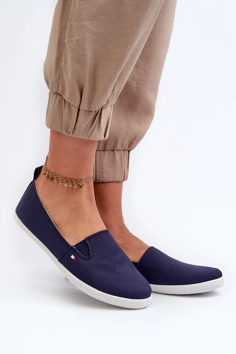 Ženske platnene platnene slip-on tenisice Adrancia