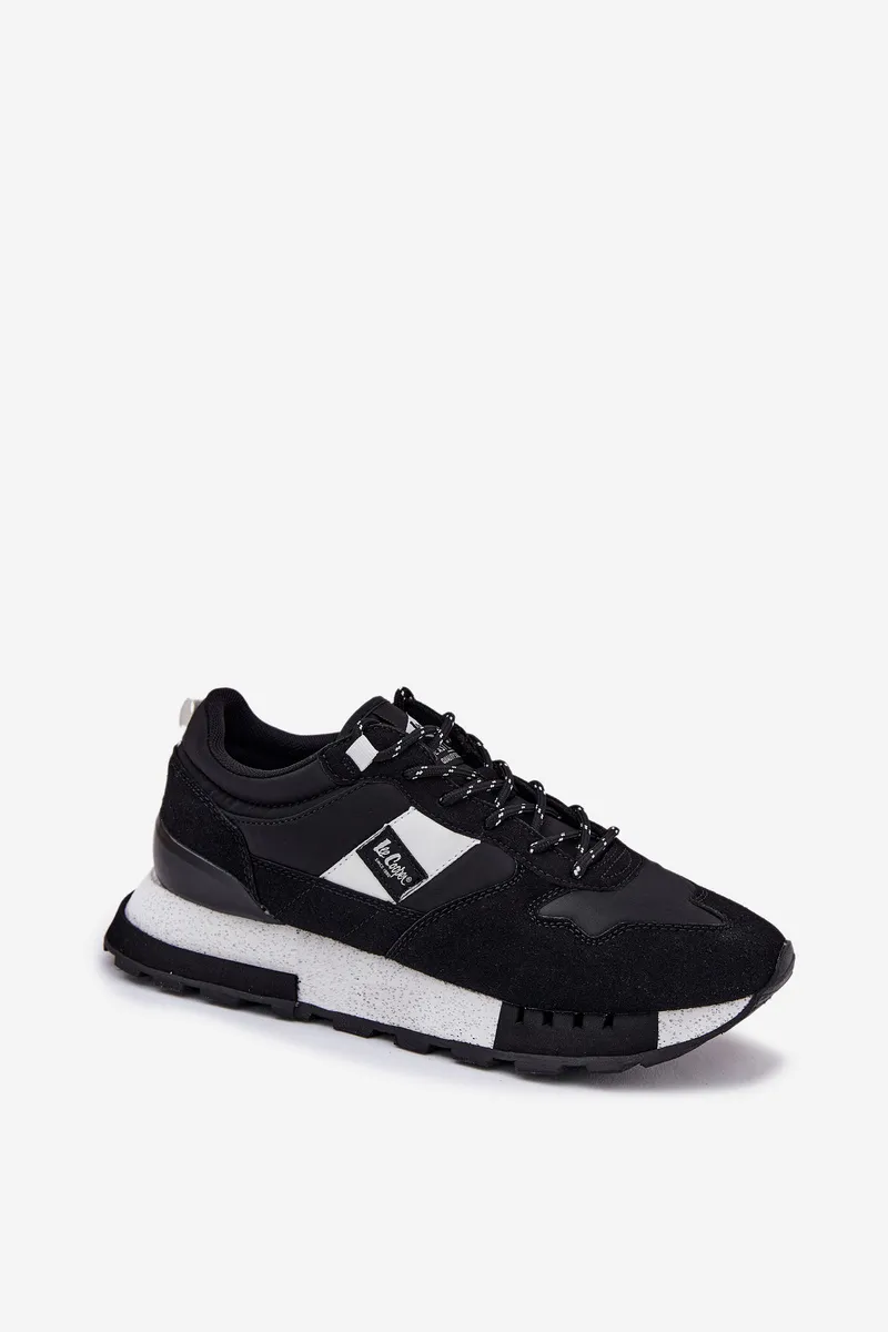 Zagrijani Muški Sneakers Na Platformi Lee Cooper LCJ-25-03-3378M Crni