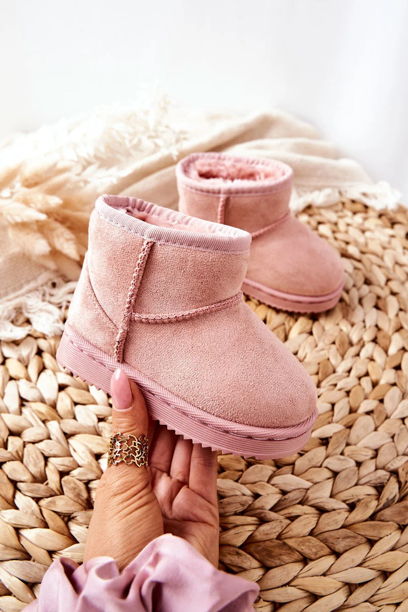 Dječje čizme za snijeg za zagrijavanje Pink Gooby