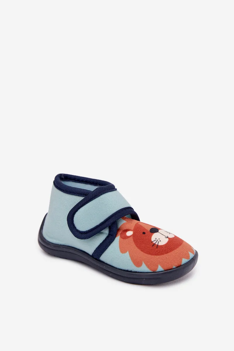 Dječje papuče na Velcro Plavo Katline